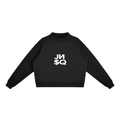 Essential Fleece Mock-Neck Crew Sweatshirt_IYKYK