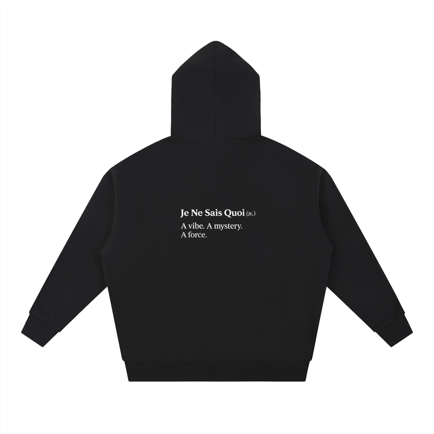Essential Heavyweight Hoodie_Vibe. Mystery.Force