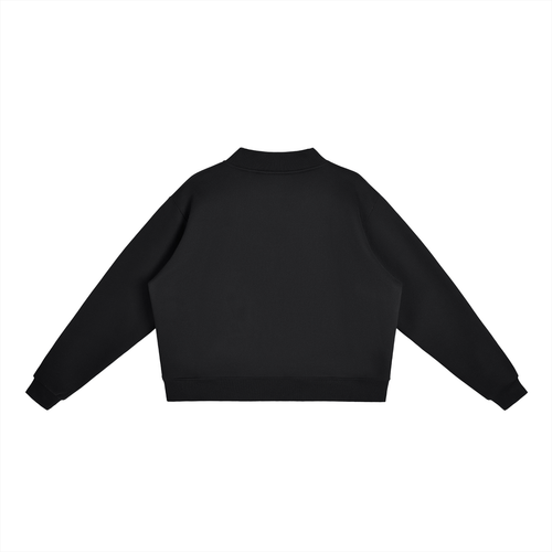 Essential Fleece Mock-Neck Crew Sweatshirt_IYKYK