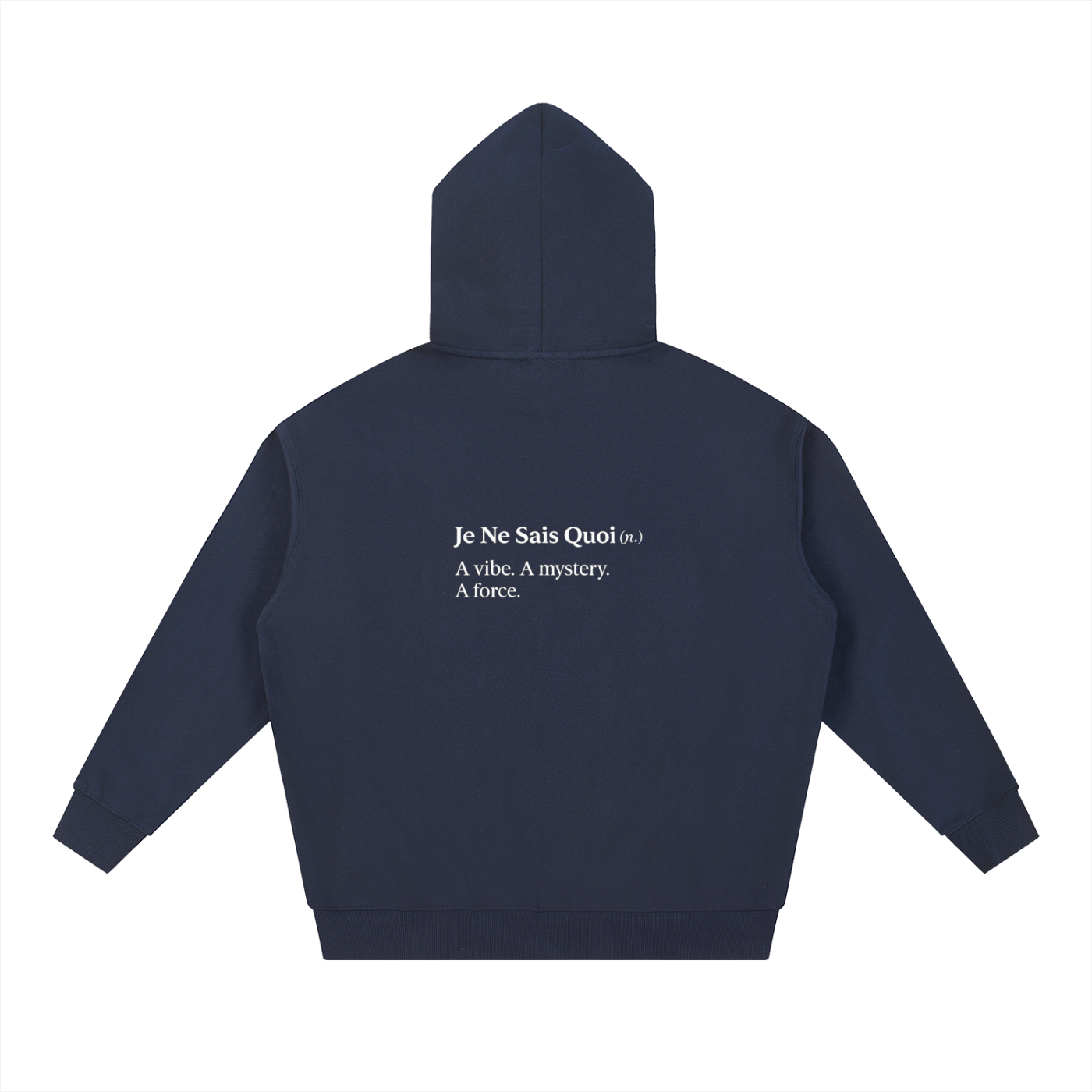 Essential Heavyweight Hoodie_Vibe. Mystery.Force