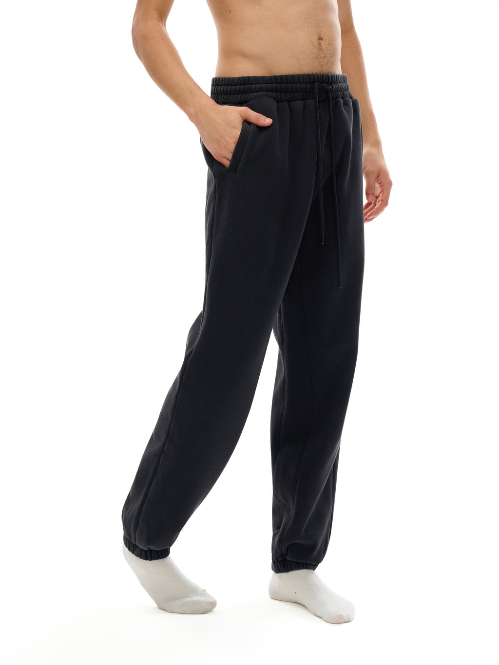 Fleeced Jogger Sweatpants_Signal