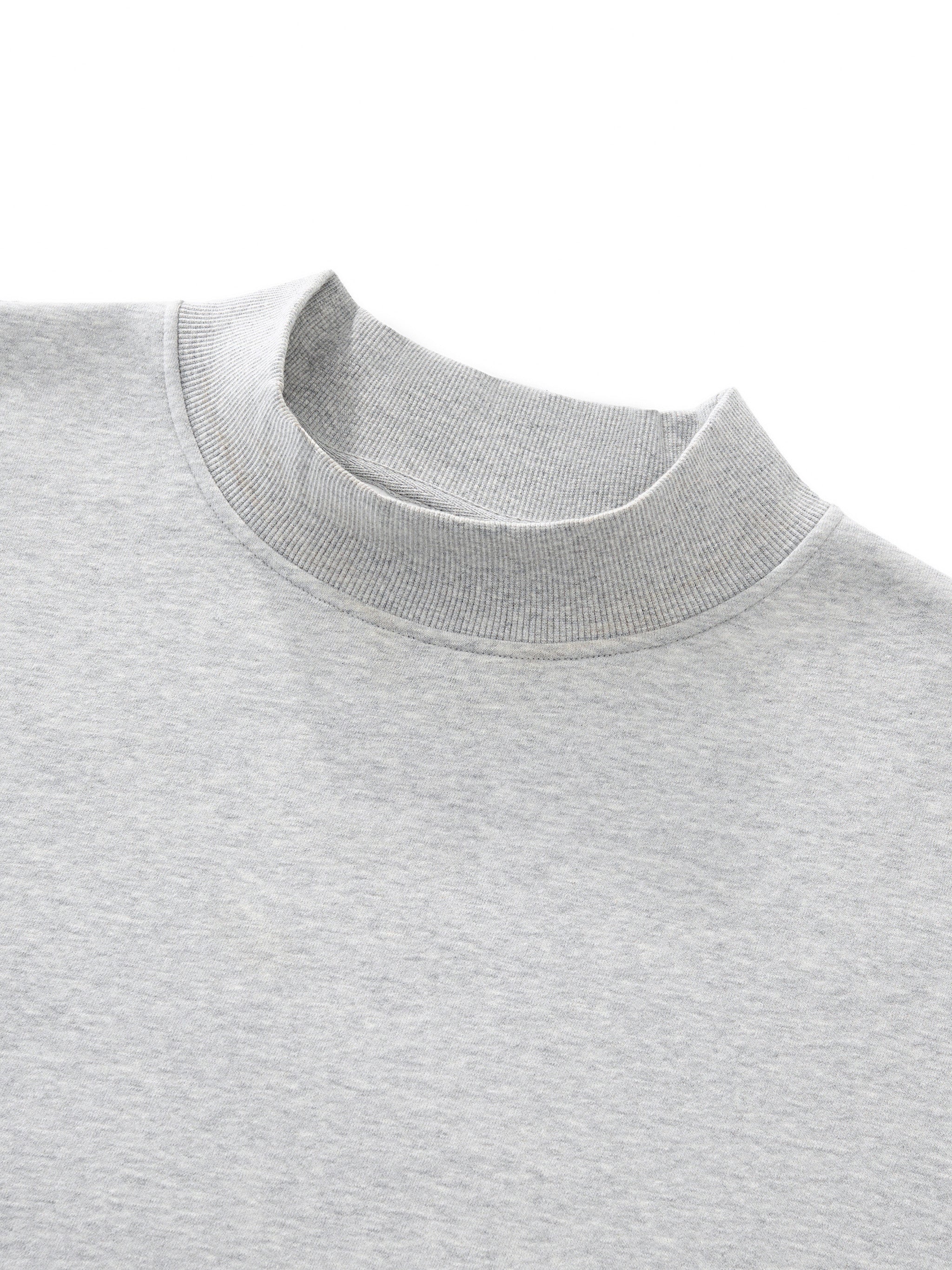 Essential Fleece Mock-Neck Crew Sweatshirt_IYKYK